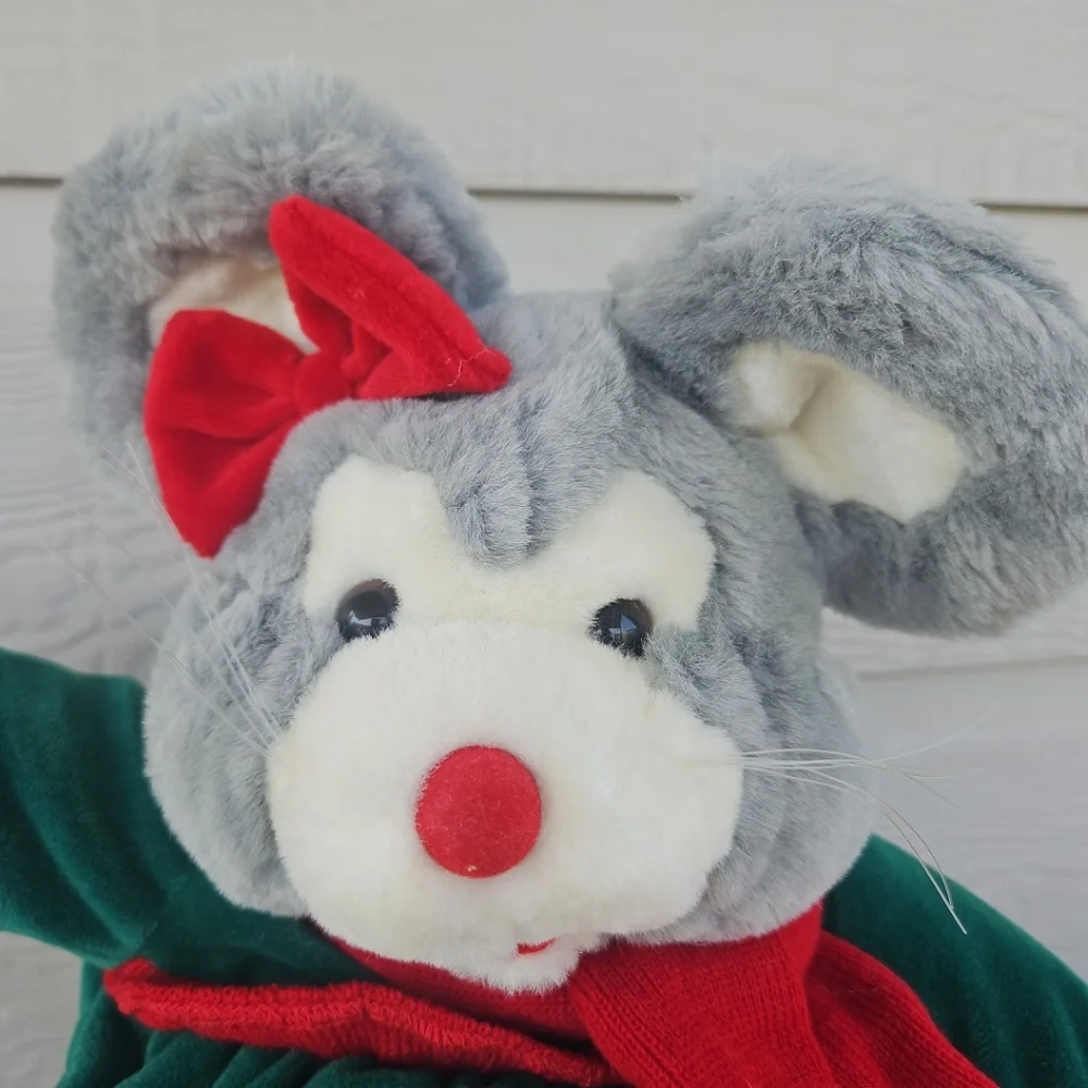 Commonwealth Christmas Mouse Plush 17